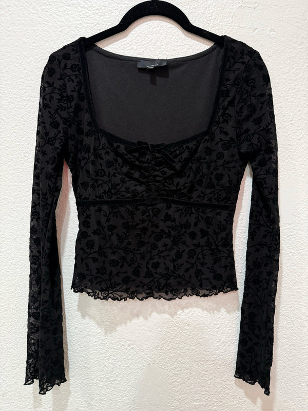 Midnight Bloom Blouse