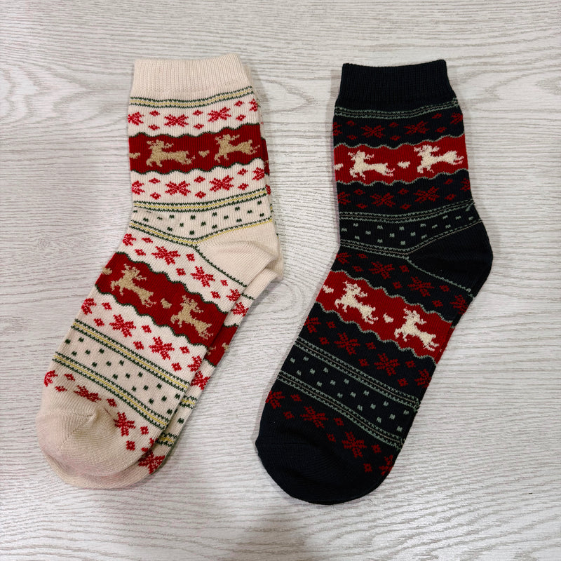 Reindeer Crew Socks