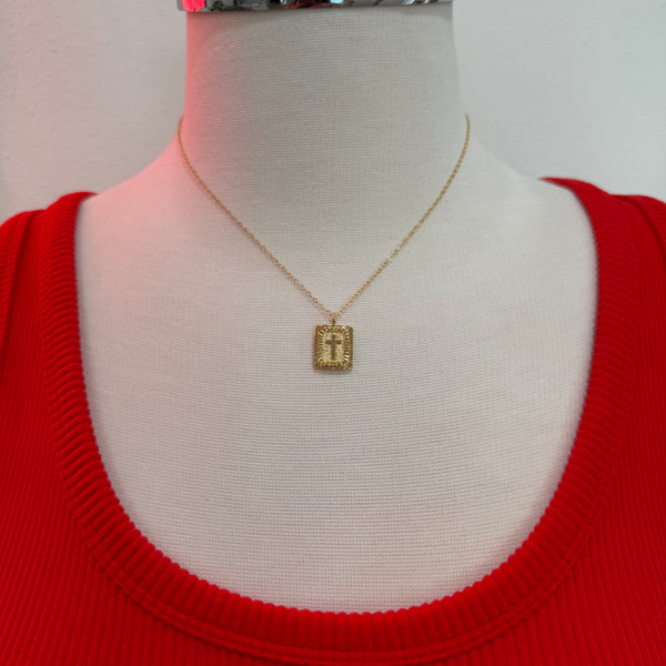 Golden Cross Necklace