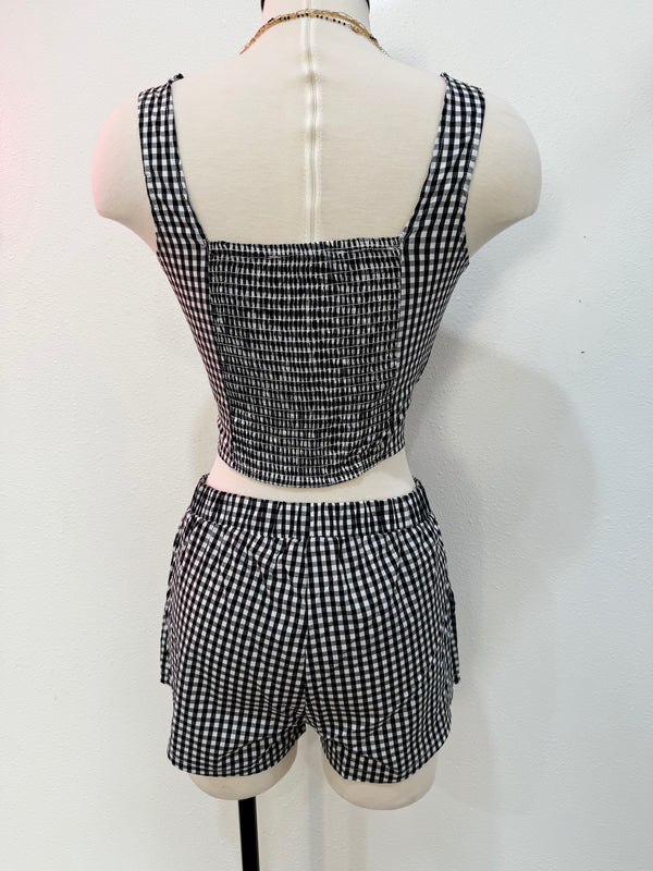 Gingham Short Set