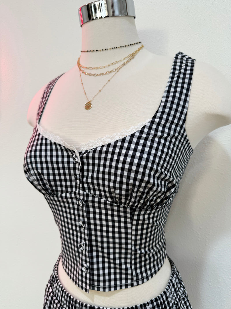 Gingham Short Set