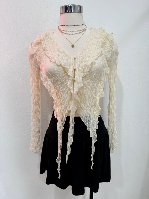 Itzel Mesh Long Sleeve