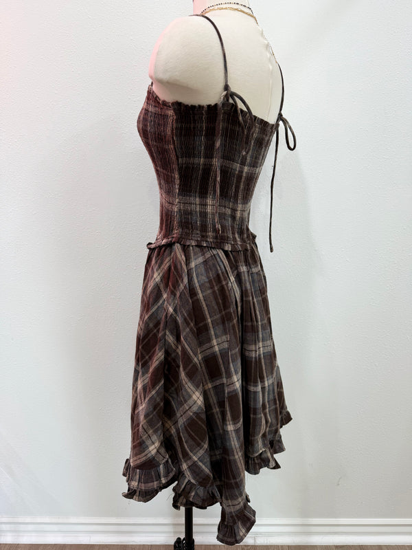 Ines Plaid Dress