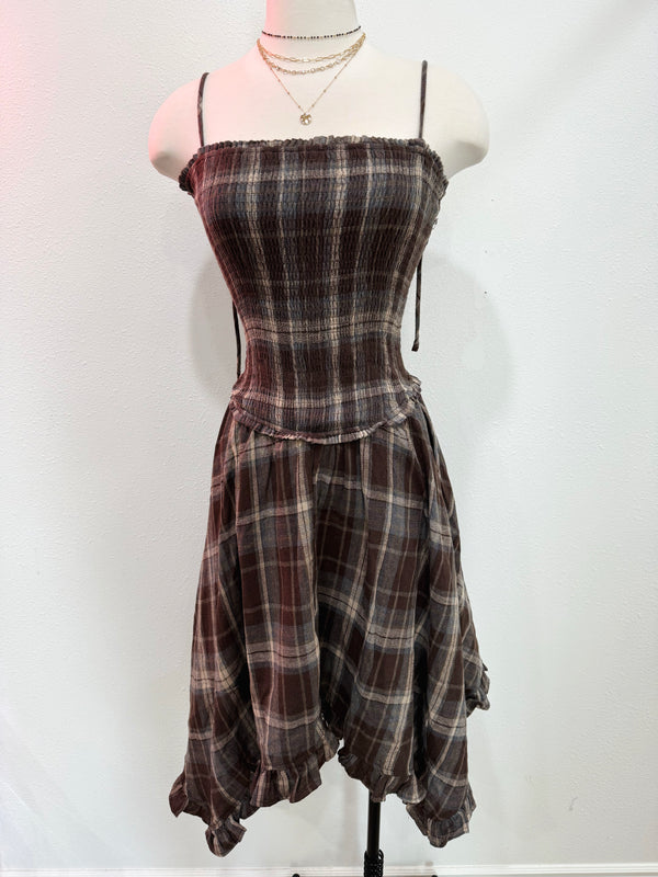 Ines Plaid Dress