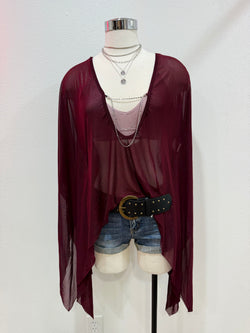 Lune Poncho Blouse