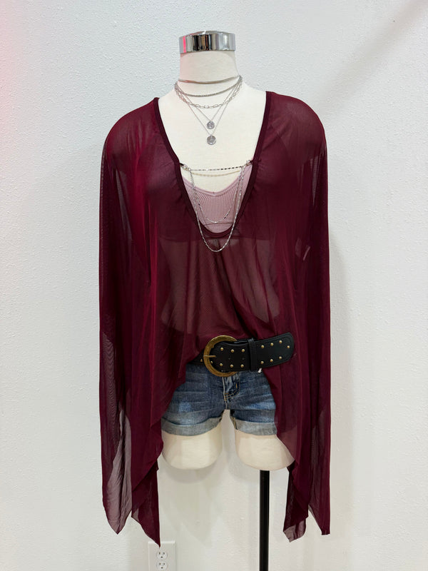 Lune Poncho Blouse