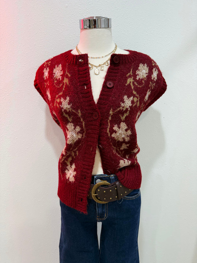 Mulberry Cardigan Vest