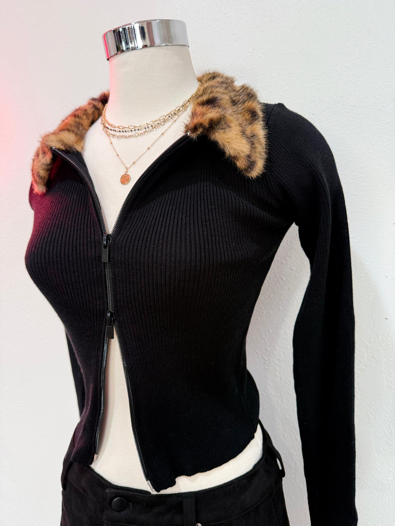 Fran Leopard Sweater