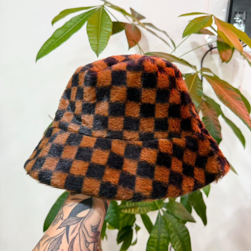 Checkered Bucket Hat