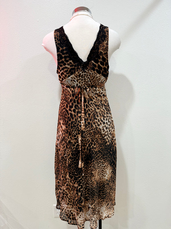 Love In Leopard Midi Dress