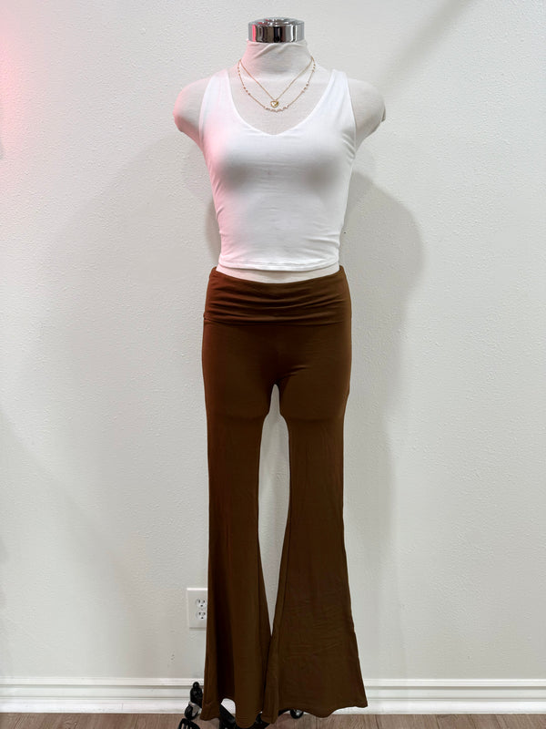 The Foldover Flare Pants