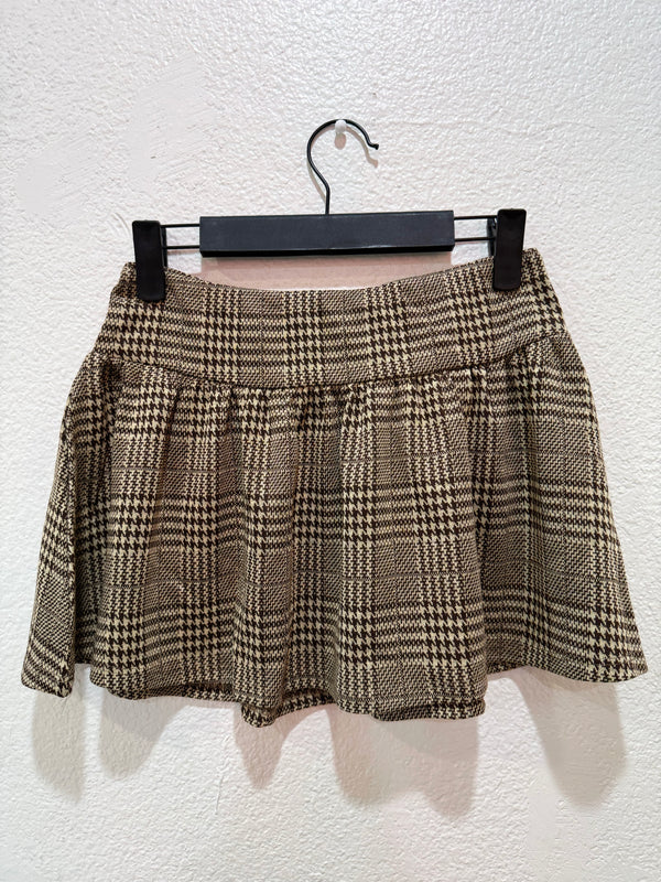 Plaid Twirl Mini Skirt