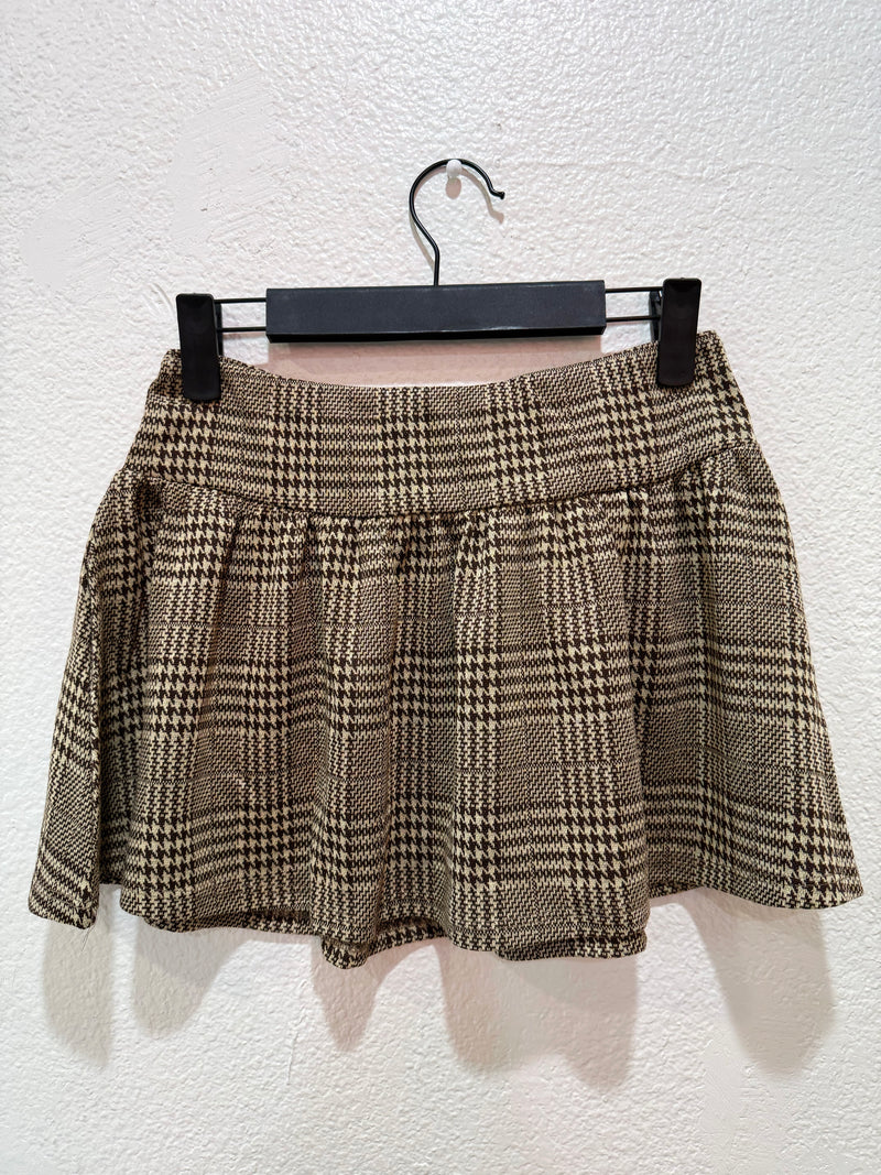 Plaid Twirl Mini Skirt