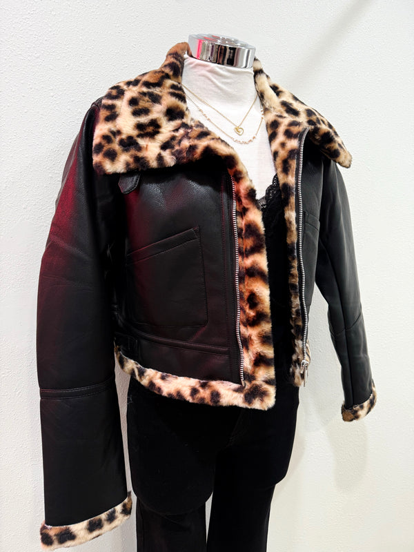 Wild Heart Vegan Leather Jacket