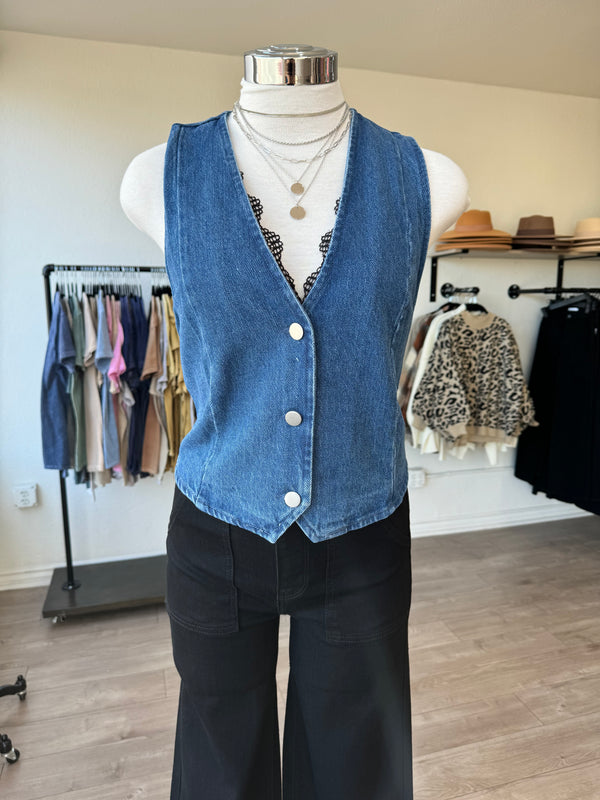 Emersyn Denim Vest