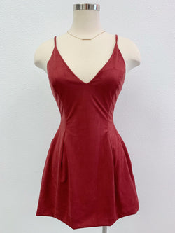 Madelaine Dress (Suede)
