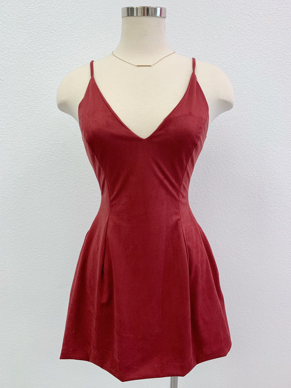 Madelaine Dress (Suede)