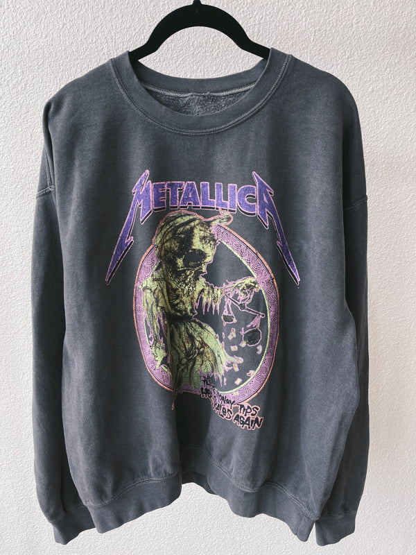 Metallica Purple Crew Neck